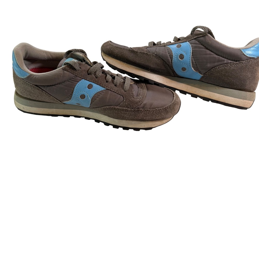 Saucony Jazz Original Sneakers Womens 9 Grey Blue Retro‎ Running Indie Sleaze